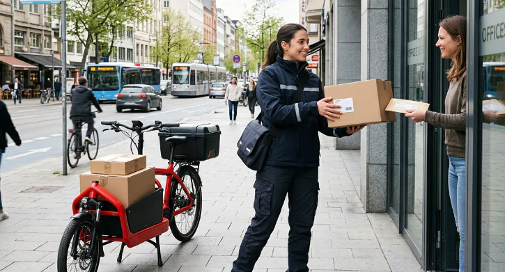 Schnelle Express Lieferung im Norden