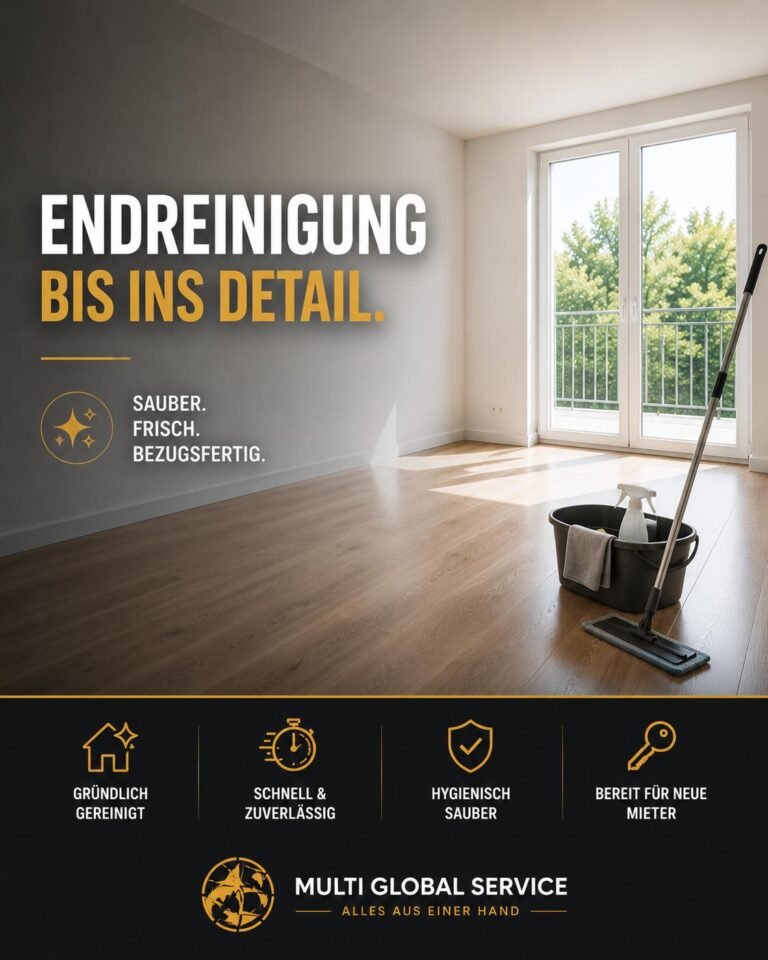 Endreinigung und Umzugsreinigung in Bremen und Bremerhaven: Gründliche Reinigung für neue Mieter.