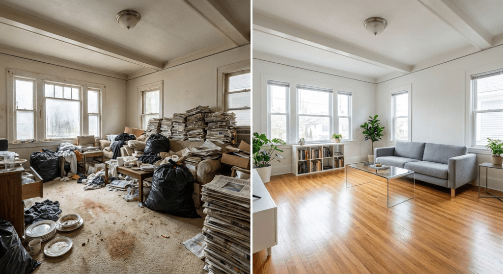 Wohnungsauflösung durch Fachbetrieb